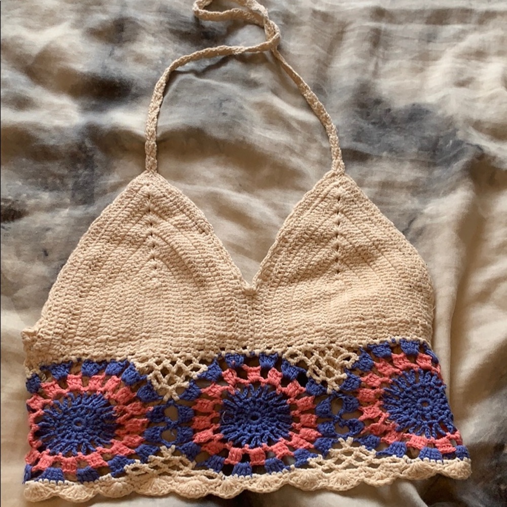 Crotchet crop top